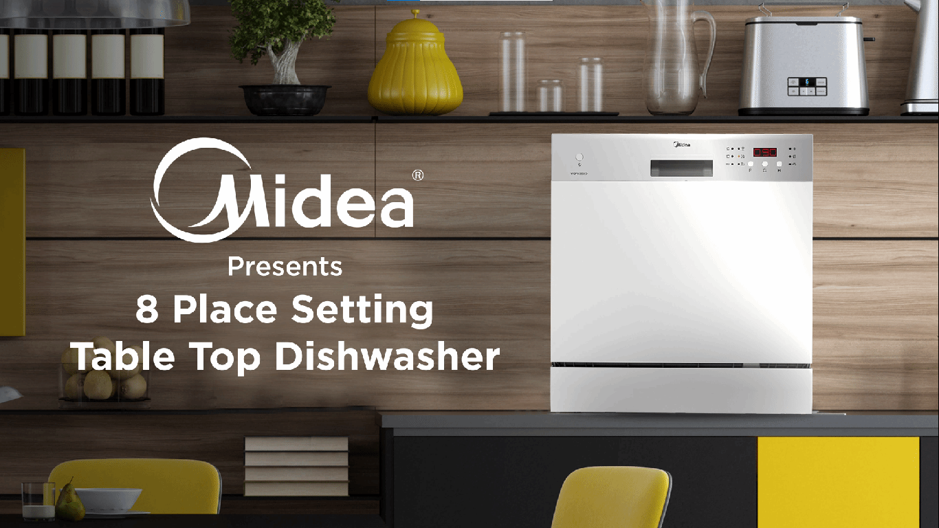 Midea table top store dishwasher